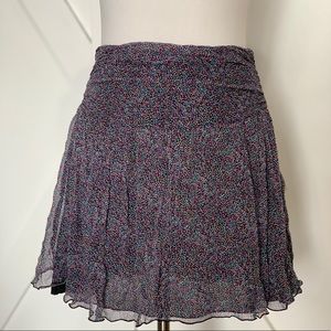 Express floral mini skirt